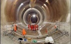 Crossrail tunnel under construction